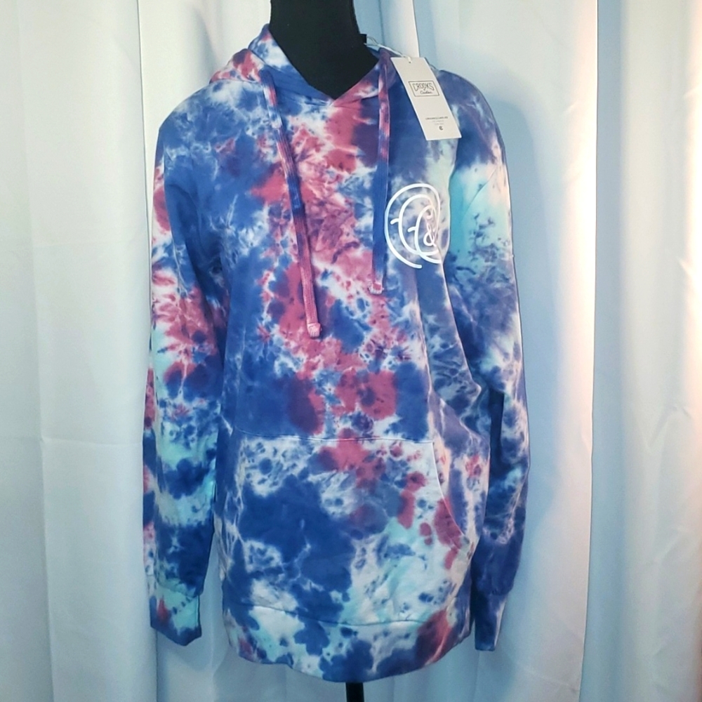 NWT Crooks & Castles Tie Dye Hoodie